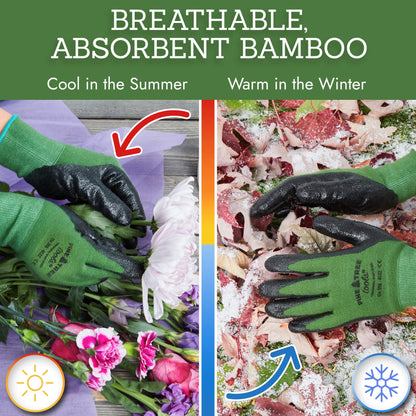 - Pine Tree Tools Gardening Gloves | Bamboo Made | Mesh Type -
