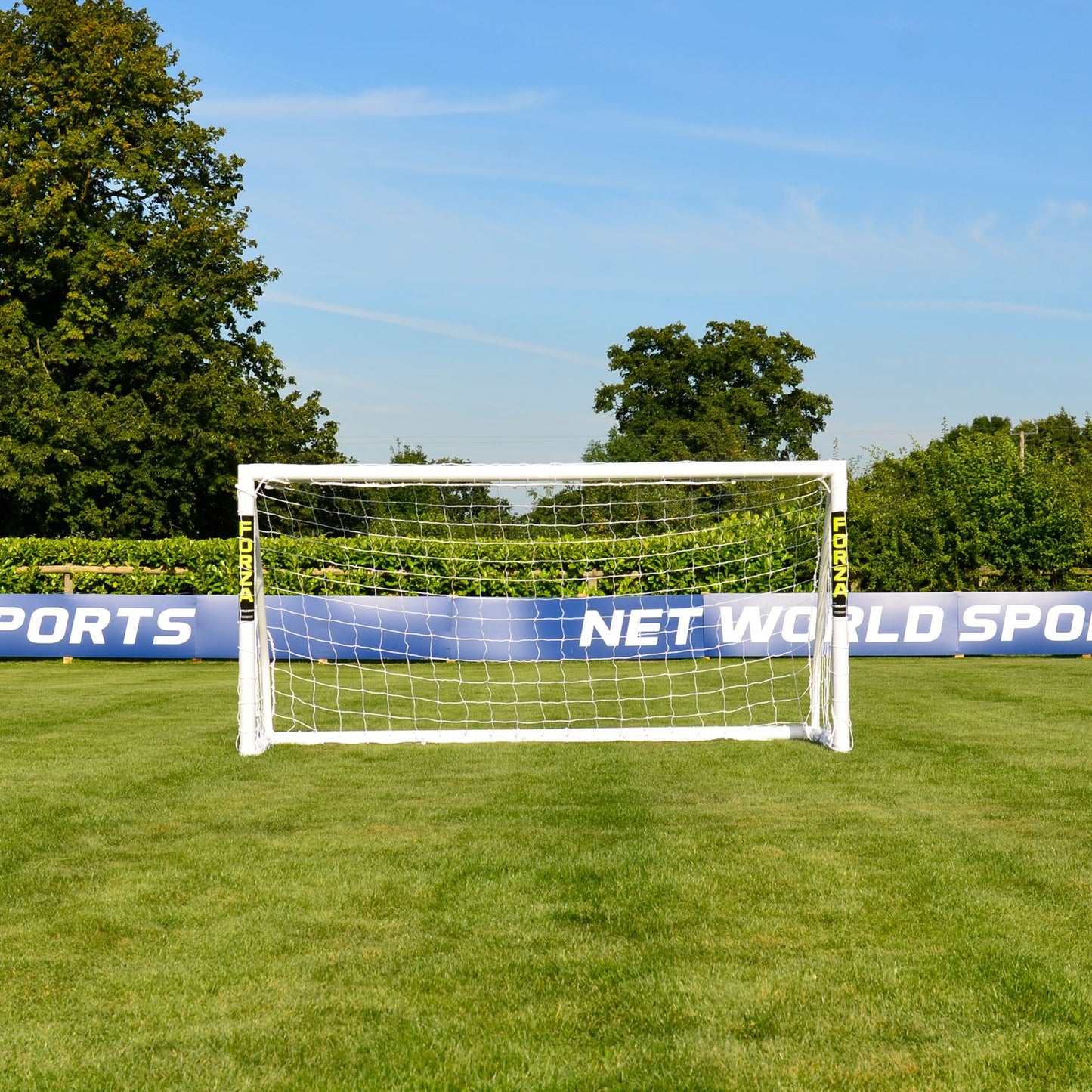 - FORZA Match Football Goal [6 Sizes] | Lightweight & Weatherproof PVC Garden Goals | Optional Target Sheets (8ft x 4ft, Without Target Sheet) -