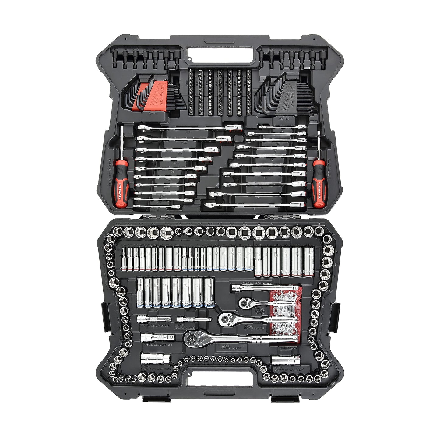 - STARWORK True Mechanic™ | 303-Piece Mechanics Tool Set | Socket Set -