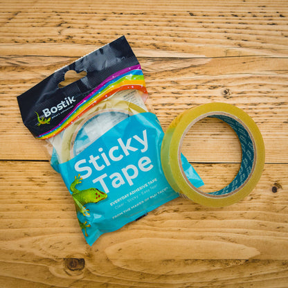 Bostik Sticky Tape Single Easy Tear 24mm x 50m, Transparent