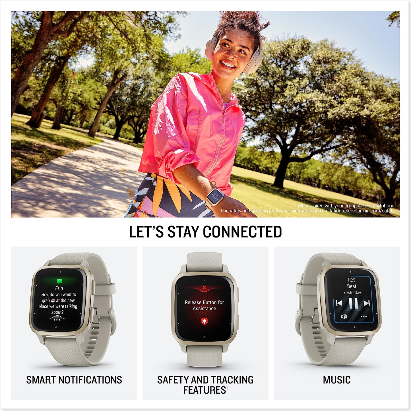 - Garmin Venu Sq 2 | AMOLED GPS Smartwatch | All-day Health Monitoring and Fitness Features -