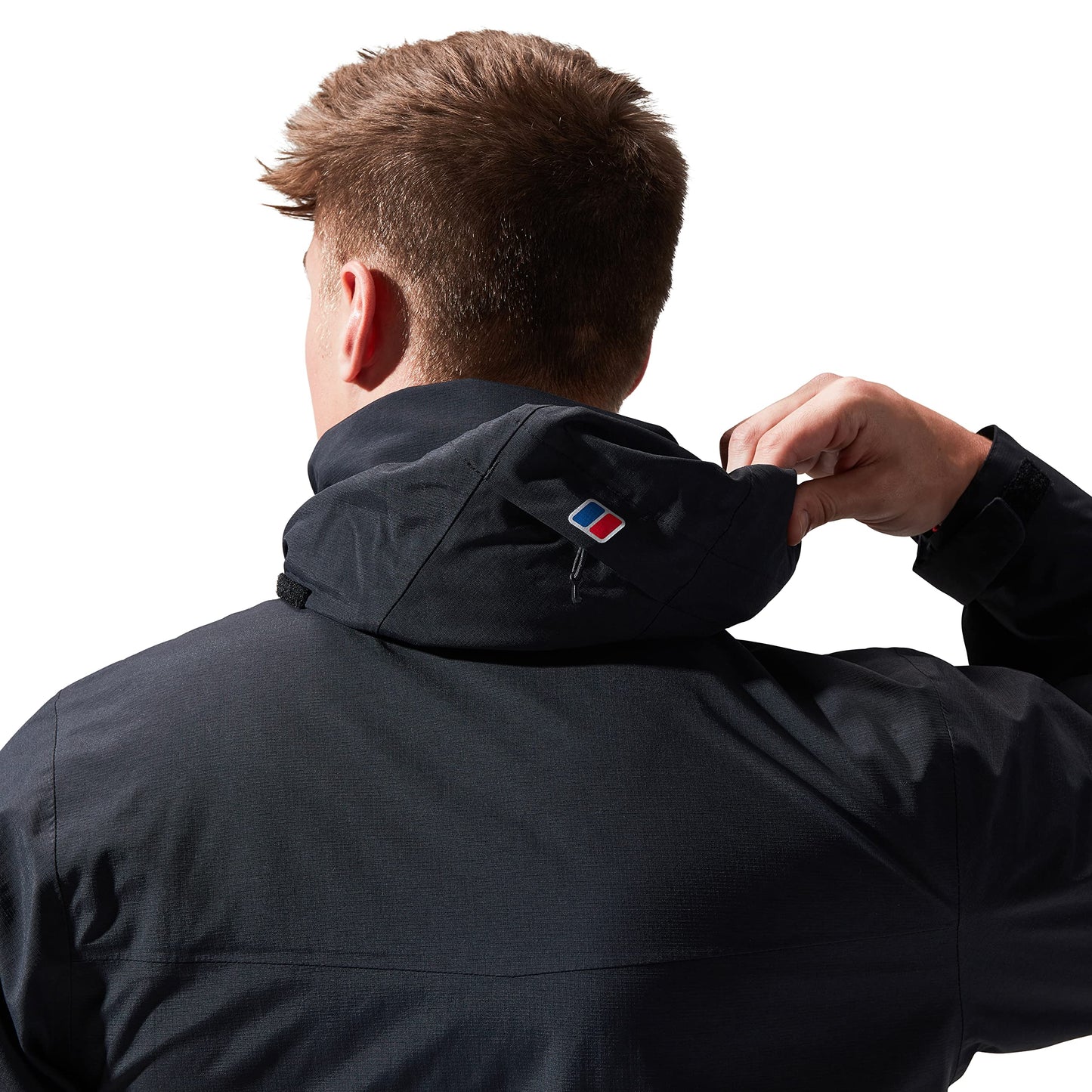 Berghaus Men's Hillwalker Interactive Gore-Tex Waterproof Shell Jacket, Breathable, Durable Coat, Black, M