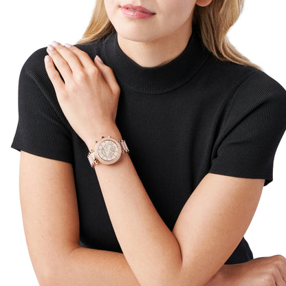 - Michael Kors Parker chronograph quartz watch with Rose gold tone -