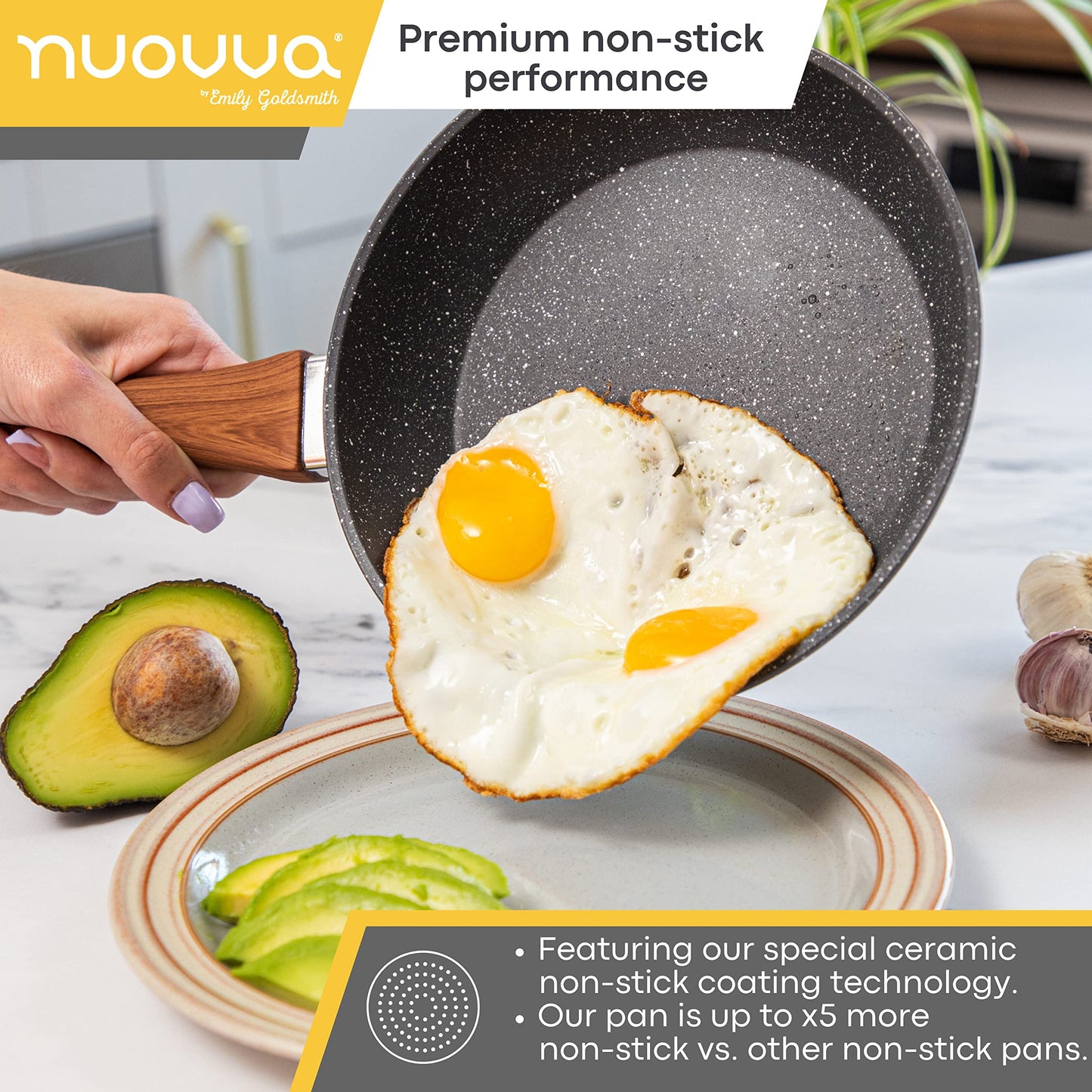 - Non Stick Pots and Pans Set | Induction Hob Pots Set | 15pcs Kitchen Cookware with Lids -