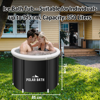 - Polar Bath Ice Bath Tub | Portable Cold Plunge Pool | Cold Water Therapy -