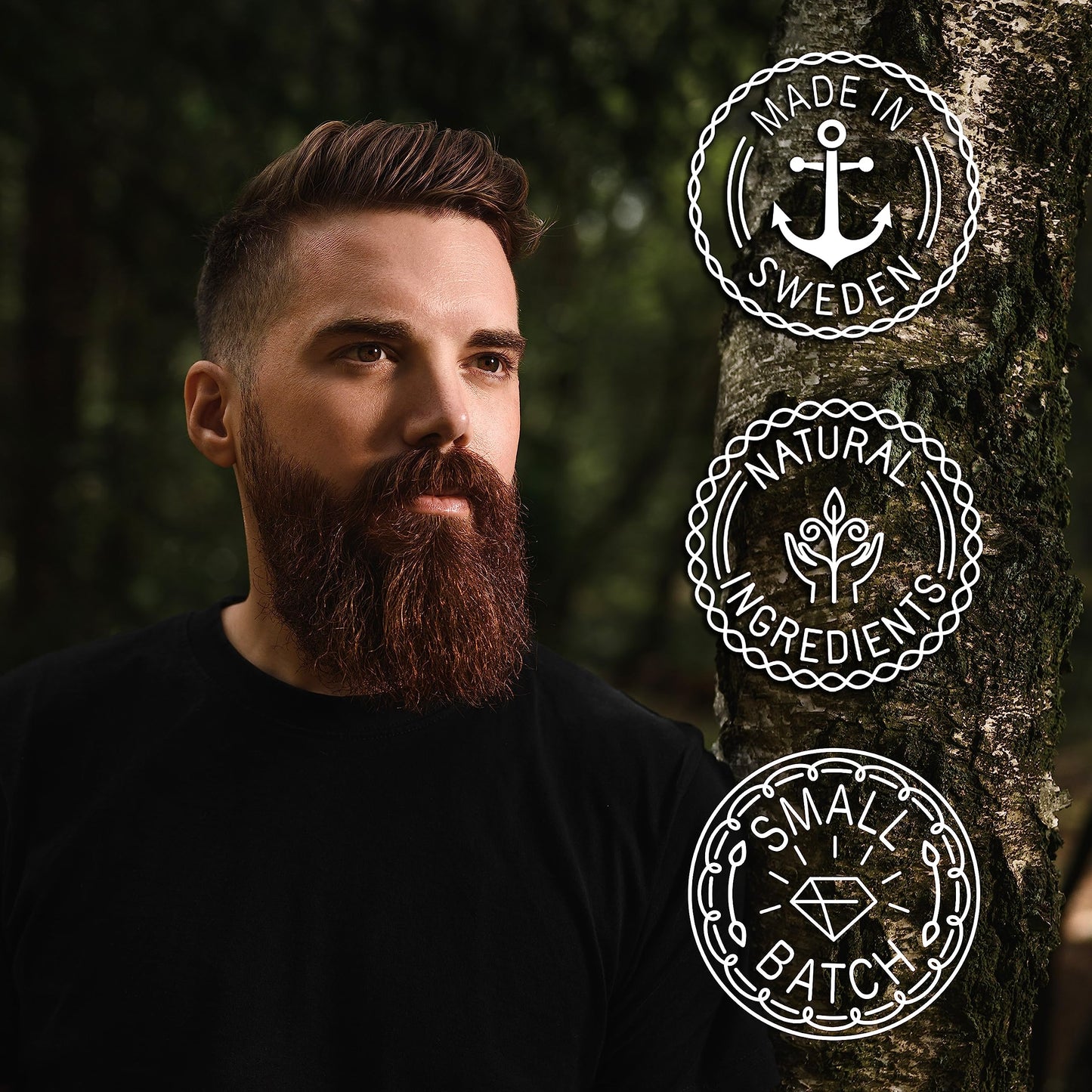 - Natural Beard Oil for Men | Scented Beard Moisturiser Oil Contains Hydrating Jojoba -