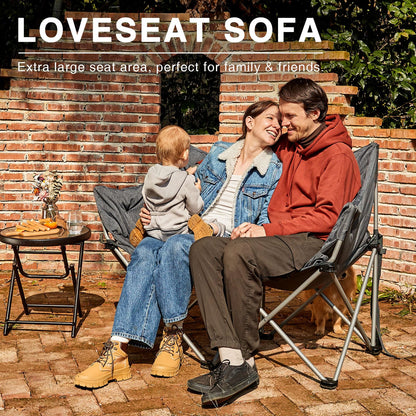 -  EVER ADVANCED Camping Chair | Double -