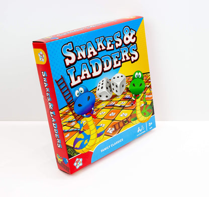 - Kids Play Snakes & Ladders | Family Classics Board Game | 2-6 Players Age 3+ -