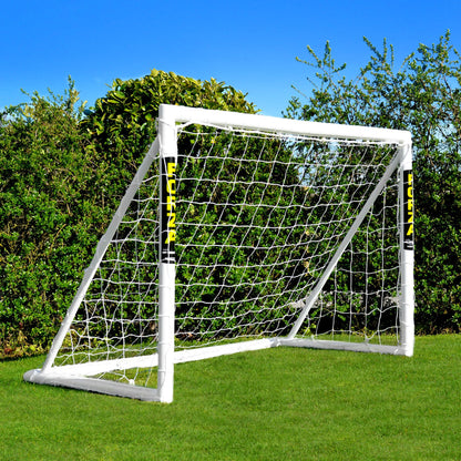 - FORZA Football Goal | 6ft x 4ft Kids Garden Goal with PVC Posts & Net | Optional Target Sheet, Ball & Bag (Goal) -