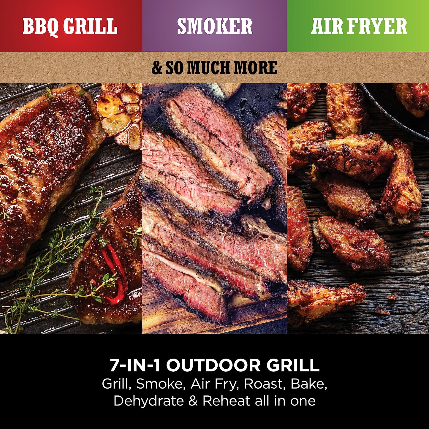 - Ninja Woodfire Electric Outdoor BBQ Grill | Smoker and Air Fryer with Pellets and Digital Probe -