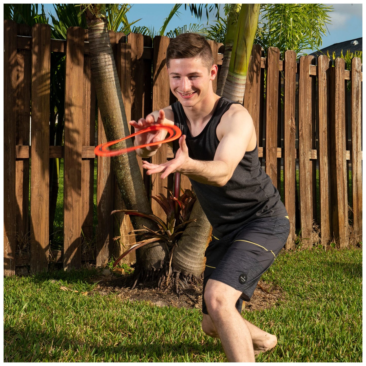Aerobie Sprint Flying Ring, throw ring, 25.4 cm Diameter, Orange