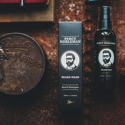 - Percy Nobleman Beard Wash | A Natural 95% Organic Soap / Shampoo & Conditioner for Men -