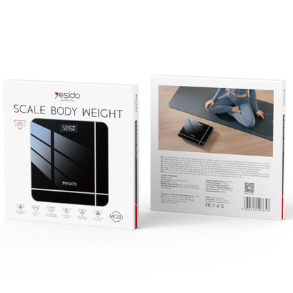 Yesido MG09 Smart Electronic Weight Scale, Size: 26x26x2.35cm(Black)