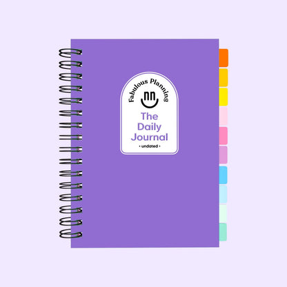 Daily Undated Spiral Spiral Journal