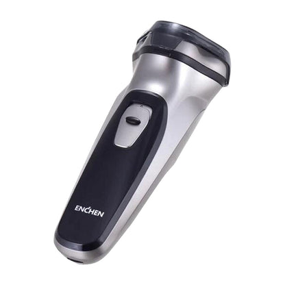 Original Xiaomi ENCHEN Water Proof Triple Rotary Double Ring Blade Shaving Head Electric Rechargeable Shaver For Men(Silver)