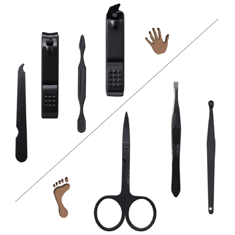 Manicure Nail Clippers Pedicure Set Portable Travel Hygiene Kit Stainless Steel Cutter Tool Set