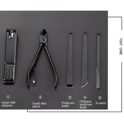 16 in 1 Nail Clippers Nail Art Manicure Pedicure Tool(Yellow)