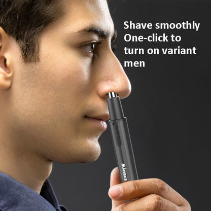 MARSKE  MS-7111 3 In 1 Electric Nose Hair Trimmer Type-C Rechargeable Grooming Instrument(Black)