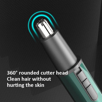 MARSKE  MS-7111 3 In 1 Electric Nose Hair Trimmer Type-C Rechargeable Grooming Instrument(Black)