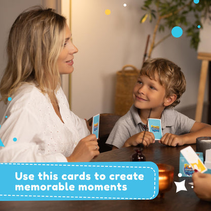 Baregamyan 200 Family Conversation Cards – Kids, Teens & Parents