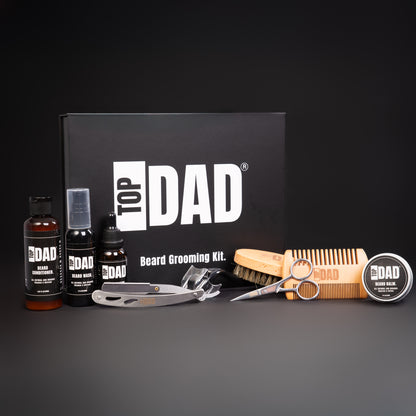 Top Dad Beard Grooming Kit – Premium Beard Gift Set for Dad