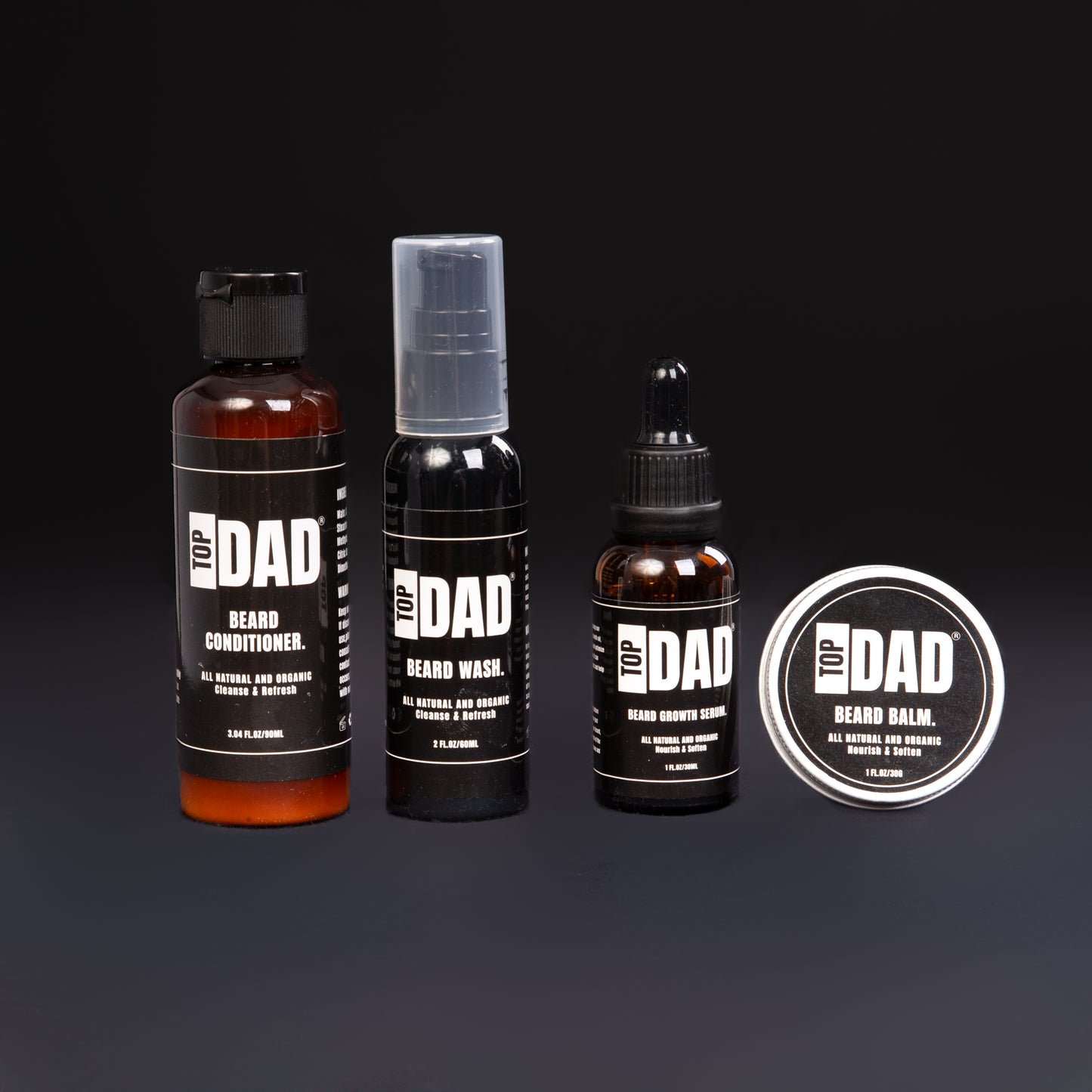 Top Dad Beard Grooming Kit – Premium Beard Gift Set for Dad