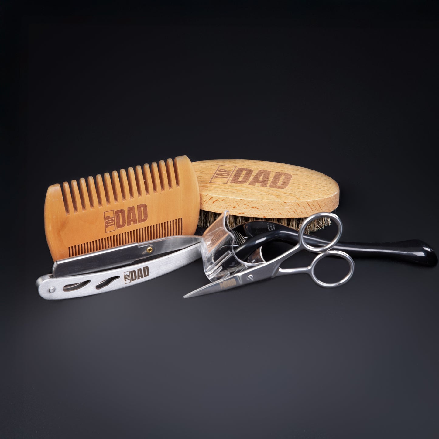 Top Dad Beard Grooming Kit – Premium Beard Gift Set for Dad