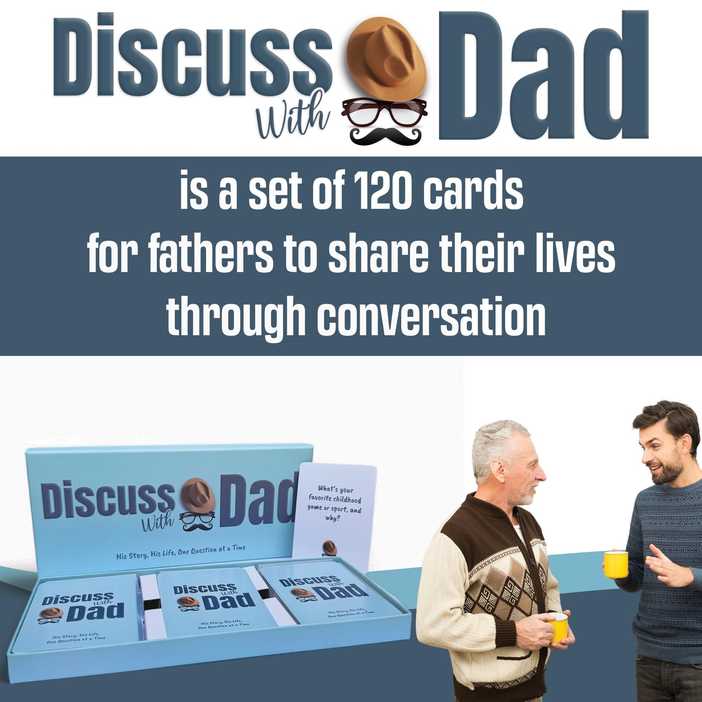 Discuss with Dad – Family Bonding Conversation Cards | Game That Song