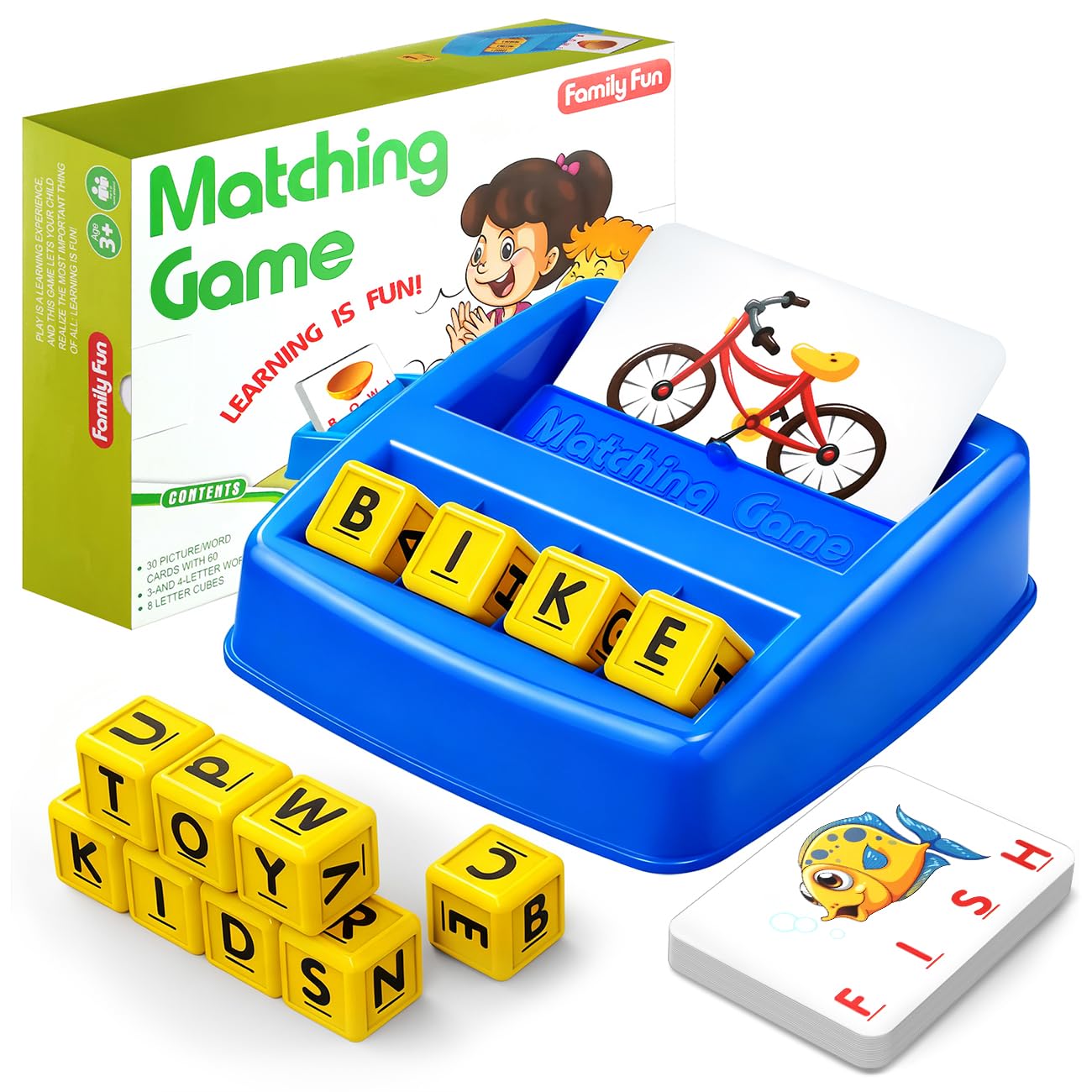 HahaGift Letter Matching Game for Ages 3-5 | Learning Through Play