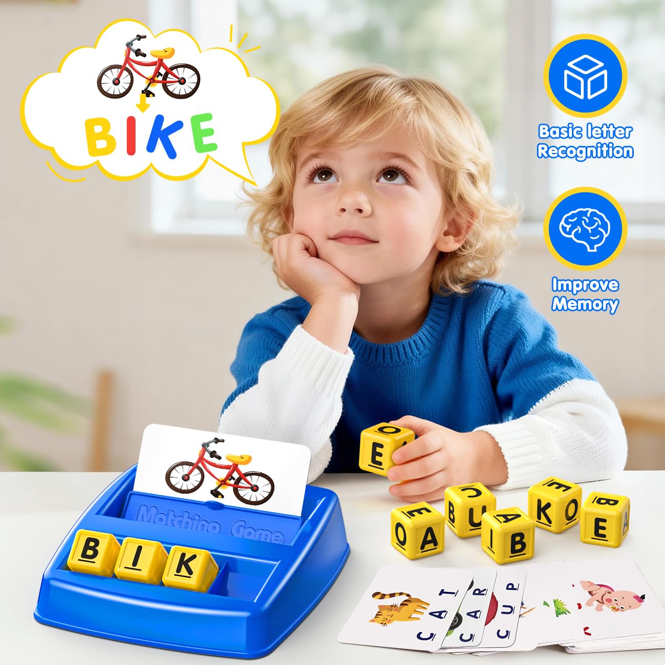 HahaGift Letter Matching Game for Ages 3-5 | Learning Through Play