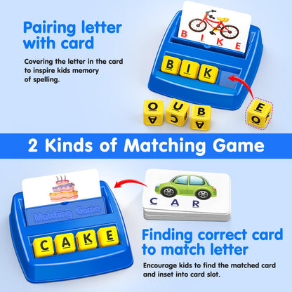 HahaGift Letter Matching Game for Ages 3-5 | Learning Through Play