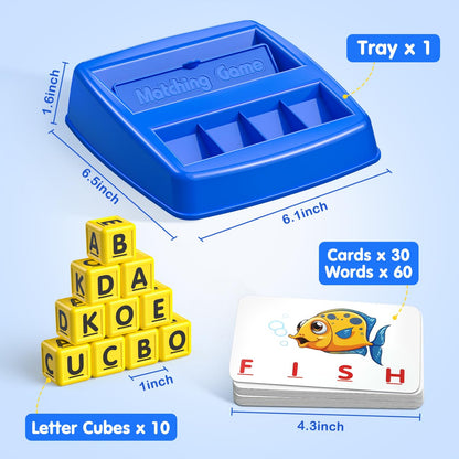 HahaGift Letter Matching Game for Ages 3-5 | Learning Through Play