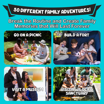 Palettes and Prints - Top 50 Family Activities: Scratch-Off Deck for Bonding & Fun