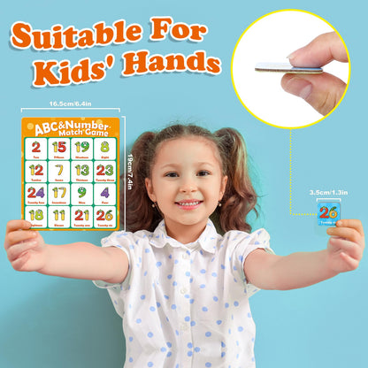 Quilinz Alphabet Bingo Game for Kids — ABC & 123 Learning