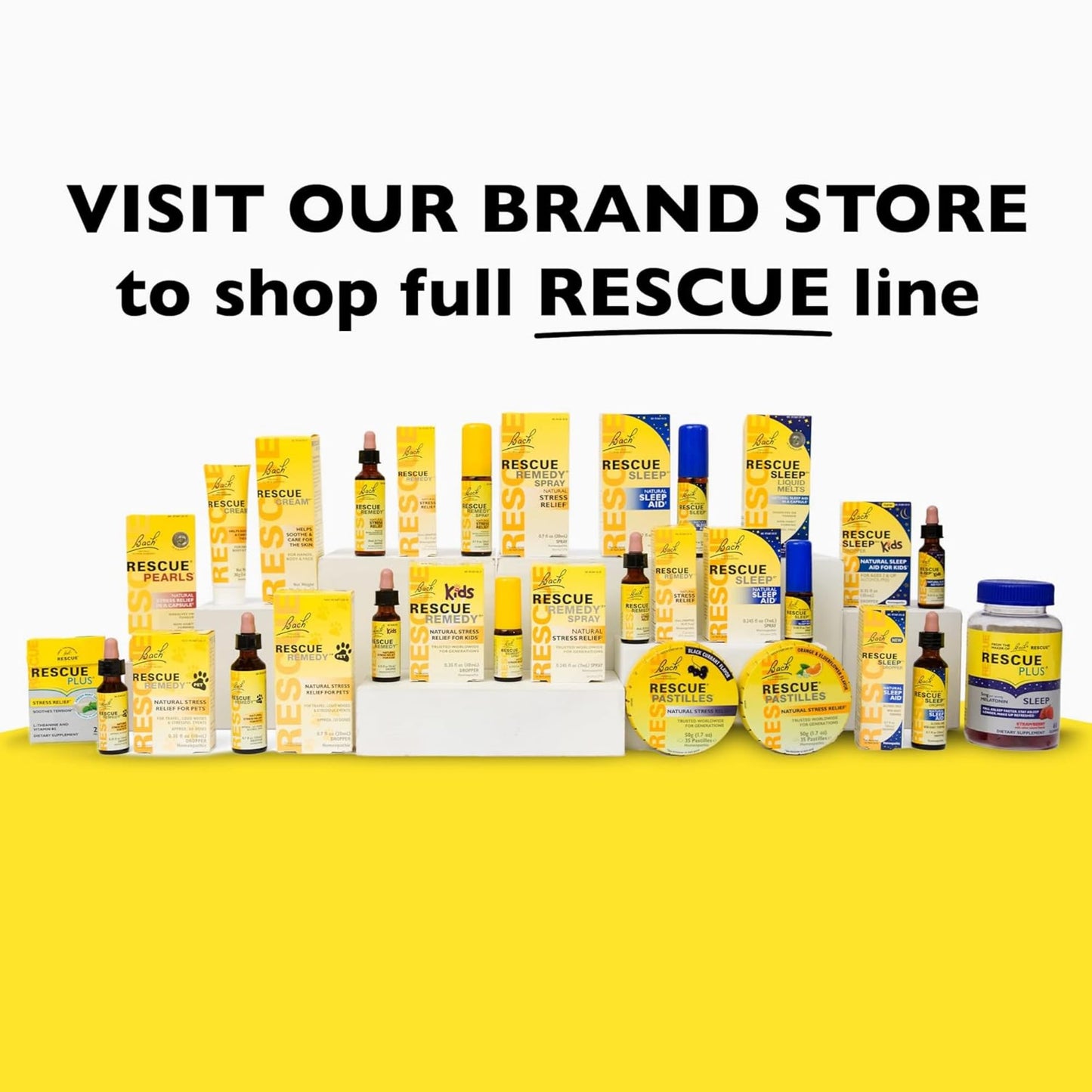 RESCUE REMEDY Dropper 10mL – Natural Homeopathic Stress Relief