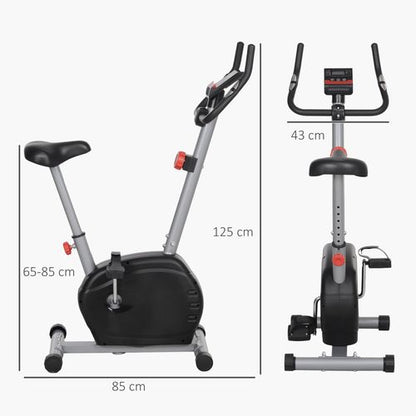 SPORTNOW Exercise Bike with Heart Rate Sensor for Home Use